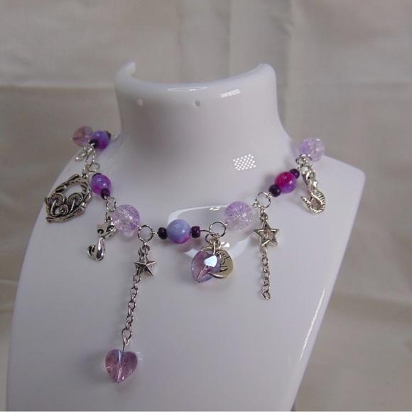 Handmade necklace 💜 - Picture 3 of 5